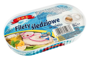 Filety śledziowe w oleju 170 g - MK