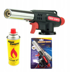 Palnik Gazowy Lutownica Lutlampa Turbo 360 + 1 Gaz