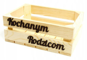 Podziękowanie Dla Rodziców Skrzynka Ślub Napis