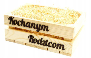 Podziękowanie Dla Rodziców Skrzynka Ślub Napis