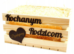 Podziękowanie Dla Rodziców Skrzynka Ślub Napis Xxl