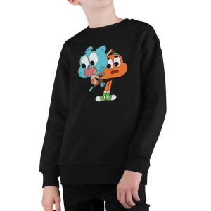 Bluza Dziecięca Nadruk Wiele Wzorów Gumball 164