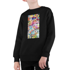 Bluza Dziecięca Nadruk Wiele Wzorów Gumball 5+ 116