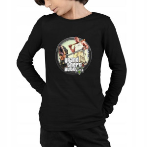 Bluzka Dziecięca Długi Rękaw - Gta V Wzory 5+