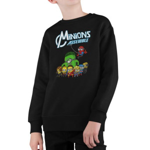 Bluza Dziecięca Nadruk - Minionki Marvel 7+ 128