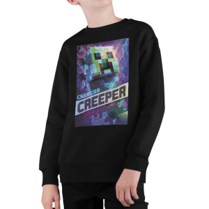 Bluza Dziecięca Nadruk Minecraft Gry Wzory 7+ 128