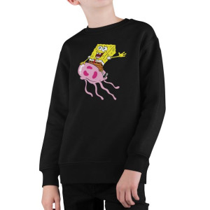 Bluza Dziecięca Nadruk - Spongebob Bajk 9+ 140