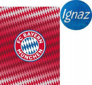 Koc 130x170 FC Bayern Monachium Haft Imię z Haftem