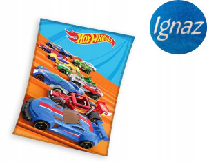 Koc 110x140 Kocyk Hot Wheels Auta Haft Imię Polar