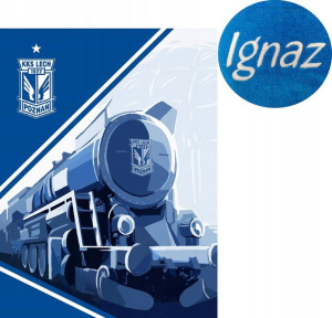 Koc 150x200 Kocyk Lech Poznań Haft Imię Polarowy