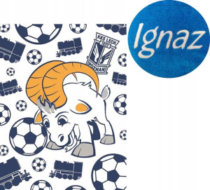 Koc 130x170 Kocyk Lech Poznań Haft Imię Polarowy