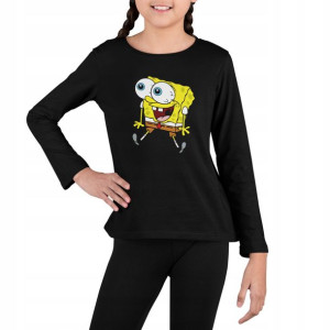 Bluzka Dziecięca Długi Rękaw - Spongebob Bajka 5+