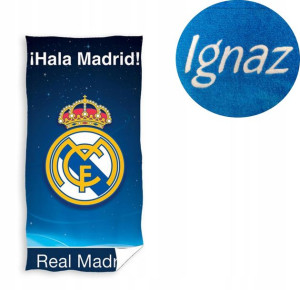 Ręcznik 70x140 Real Madryt Madrid Imie z Haftem