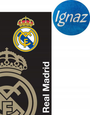 Ręcznik 70x140 Real Madryt Madrid Imie z Haftem