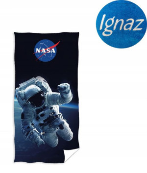 Ręcznik 70x140 NASA Kosmos Haft Imie z Haftem