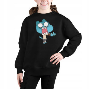 Bluza Dziecięca Nadruk Wiele Wzorów Gumball 164