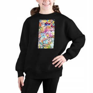 Bluza Dziecięca Nadruk Wiele Wzorów Gumball 152