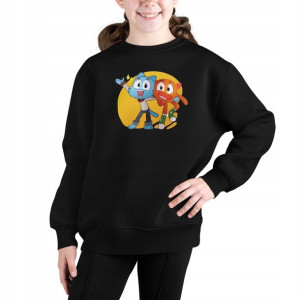 Bluza Dziecięca Nadruk Wiele Wzorów Gumball 152