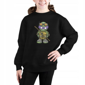 Bluza Dziecięca Nadruk - Żółwie Ninja Wzory 140
