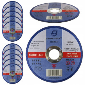 Tarcze Tarcza Do Cięcia Metalu 125x1,0mm Inox 10sz