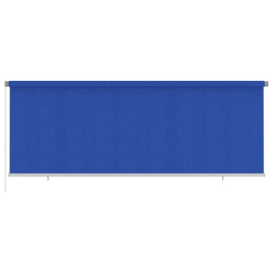 Roleta zewnętrzna, 400x140 cm, niebieska, HDPE