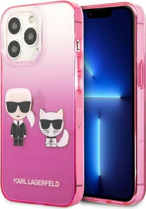 Etui Karl Lagerfeld KLHCP13LTGKCP Apple iPhone 13 Pro hardcase różowy/pink