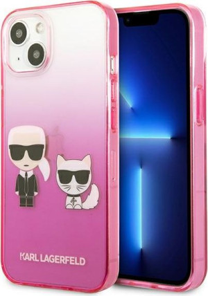 Etui Karl Lagerfeld KLHCP13STGKCP Apple iPhone 13 mini hardcase różowy/pink