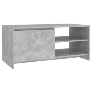 Stolik kawowy, betonowy, 102x50x45 cm, materiał drewnopochodny