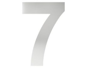 Przykręcane Oznaczenie Budynku Cyfra 7