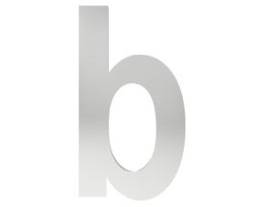 Przykręcane Oznaczenie Budynku Litera B