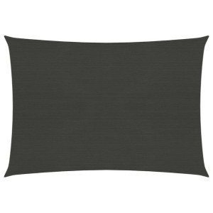 Żagiel przeciwsłoneczny, 160 g/m², antracytowy, 6x7 m, HDPE