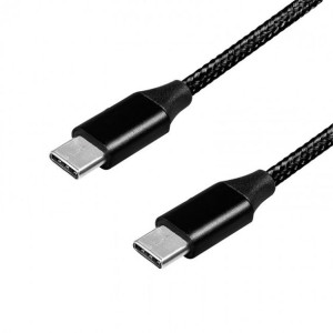 Kabel USB-C 1,0m czarny LogiLink