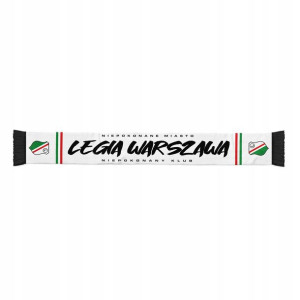 Legia Warszawa oryginalny szal Niepokonane Miasto