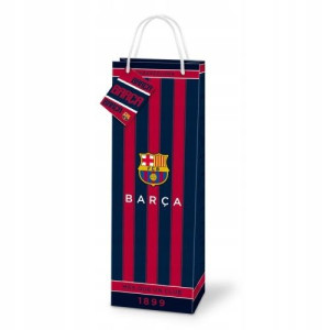 FC Barcelona torebka na prezent prezentowa pasy