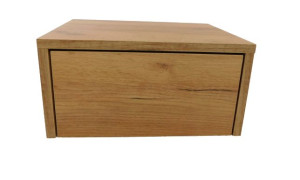Szafka nocna wisząca MONA wew 40 Dąb CRAFT złoty stolik