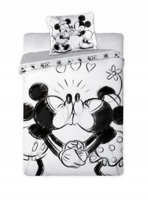 Pościel Bawełniana 150x200 Myszka Mickey Minnie