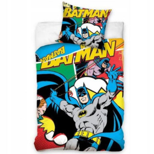 Pościel Bawełniana 160x200 Batman Komiks