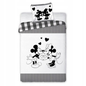 Pościel Bawełniana 160x200 Myszka Mickey Minnie