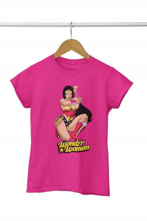 Koszulka Dziecięca WONDER WOMAN WZORY - S 122