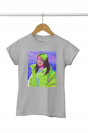 Koszulka Dziecięca BILLIE EILISH WZORY - XS 110