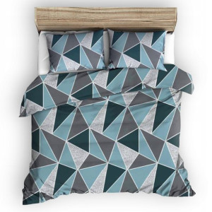 Pościel Flanelowa 220x200 Porto Turquoise