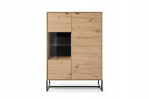 Witryna Amber Awt93 Dąb Artisan -piaski