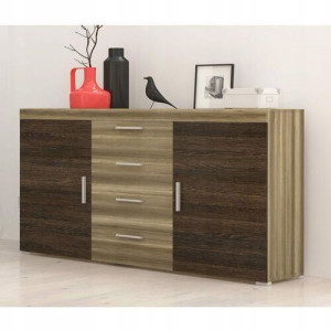 KOMODA TOM II country szary / arusha wenge -PIASKI