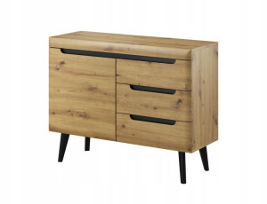 Komoda Nordi Nksz107 Dąb Artisan -piaski