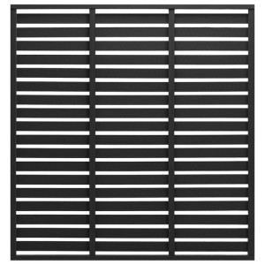 Panel ogrodzeniowy z WPC, 180x180 cm, czarny