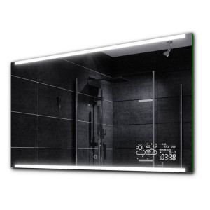 Lustro łazienkowe LED pogoda dotyk 110x70 HOBART