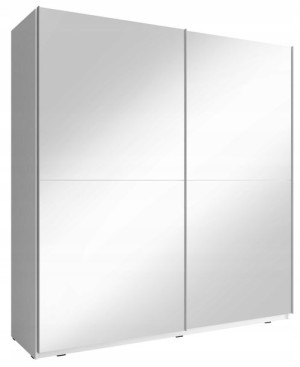 Szafa Mika Iii 200 Cm Biała Lustro -piaski
