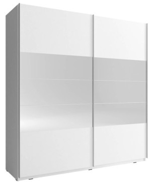 Szafa Mika I 150 Cm Biała Lustro -piaski