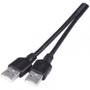 Przewód USB 2.0 wtyk A - wtyk A, 2m
