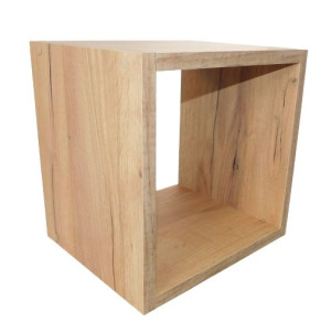 Półka CRAFT Kwadrat 30x30x25 KUBIK Dąb CRAFT ZŁOTY